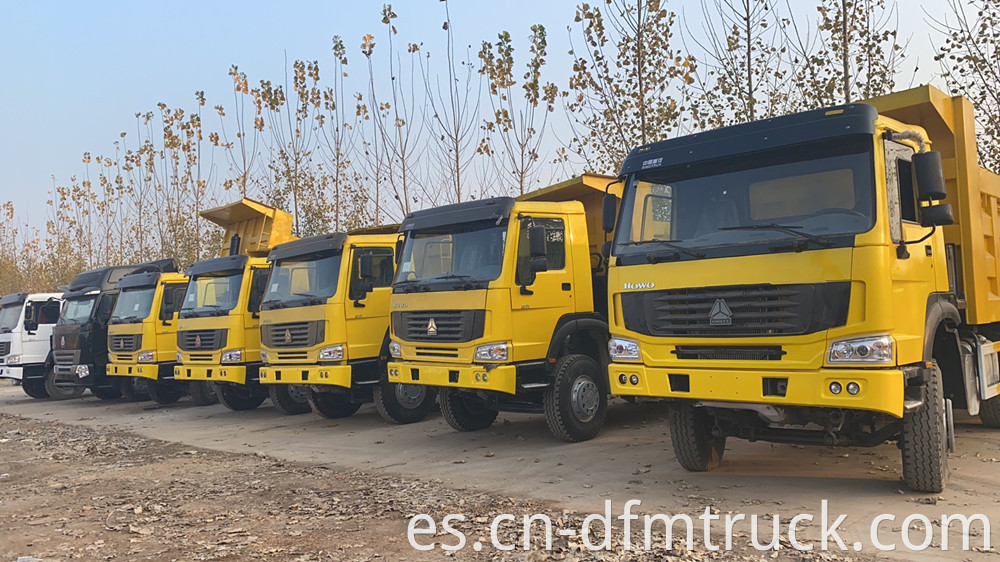 6X4 refurbished dump trucks (2)_